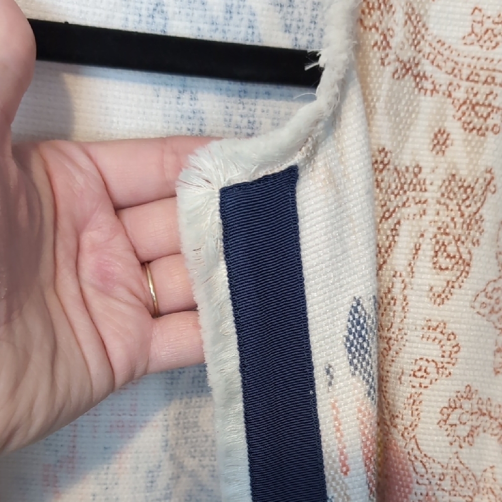 Chico's Open Front Paisley Jacet - Picture 4 of 6